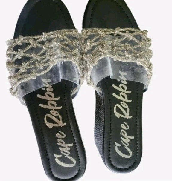 Cape Robbin "Jagger" Style Rhinestone Platform Slides: Guaranteed to Shine!2