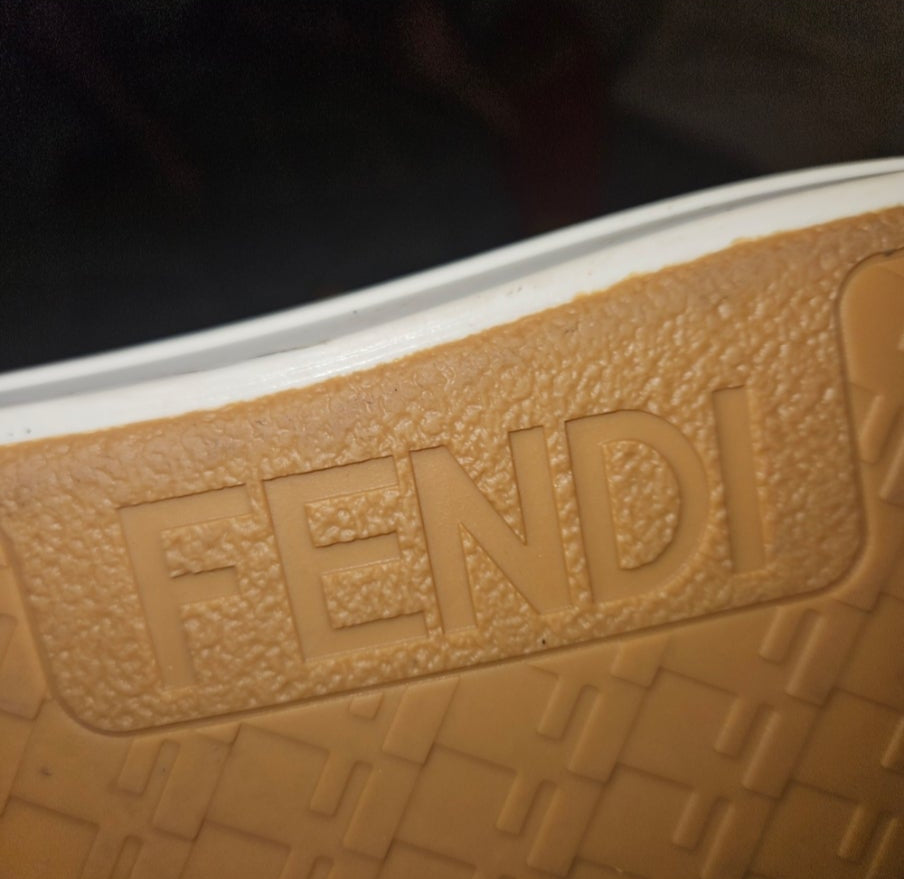 Authentic Fendi Domino denims trainers