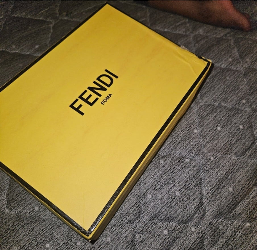 Authentic Fendi Domino denims trainers