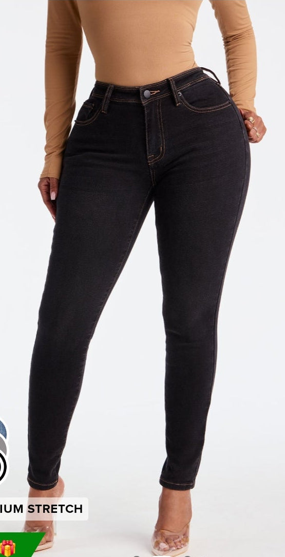Better myself mid calf Black jeans