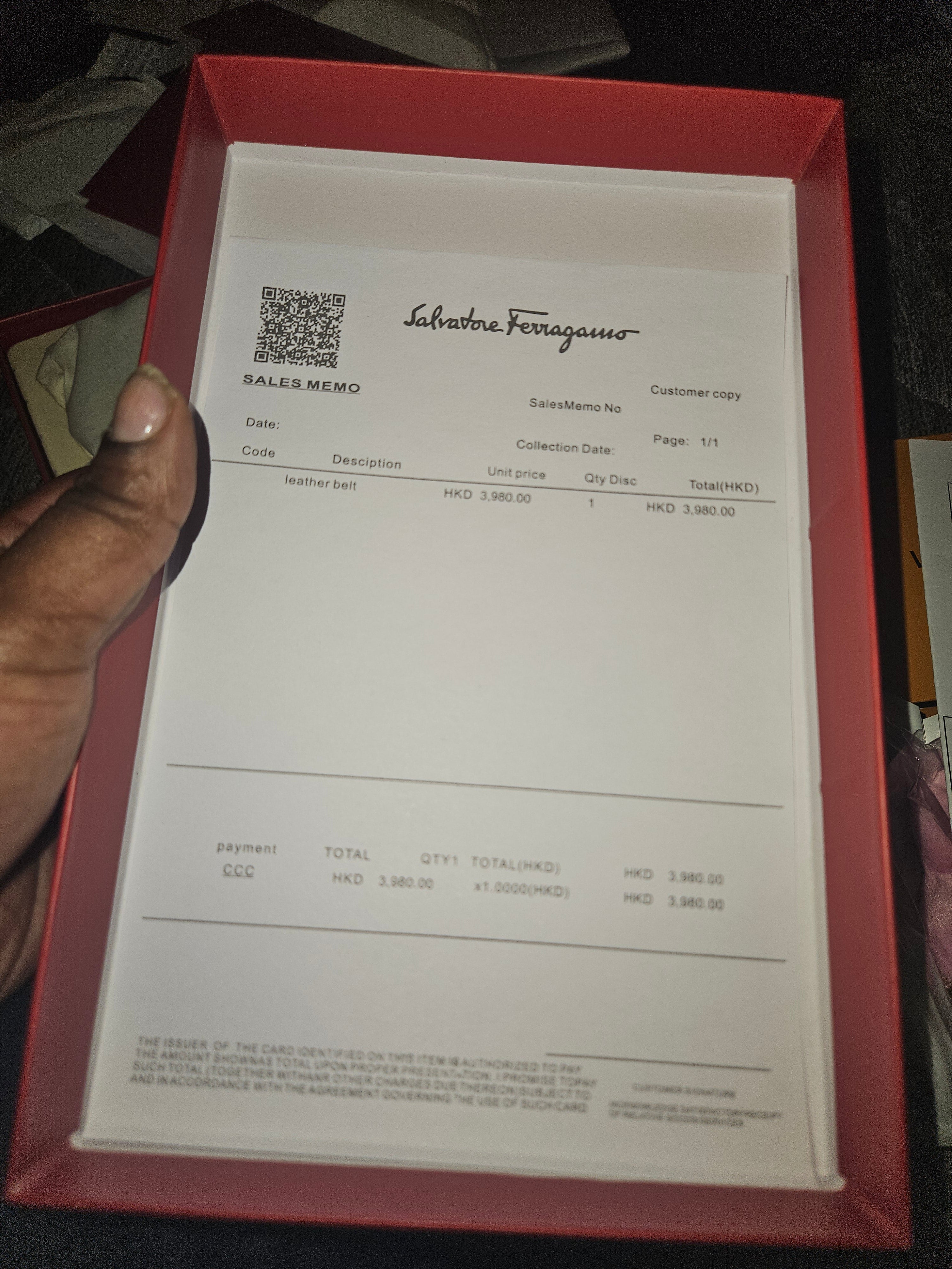 Classic Mancini farragamo Belt Set size 36