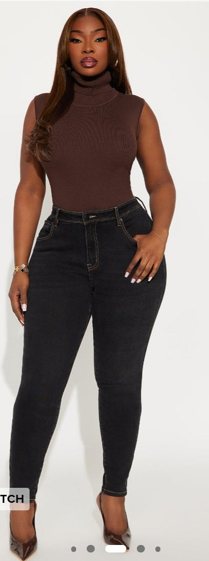 Better myself mid calf Black jeans