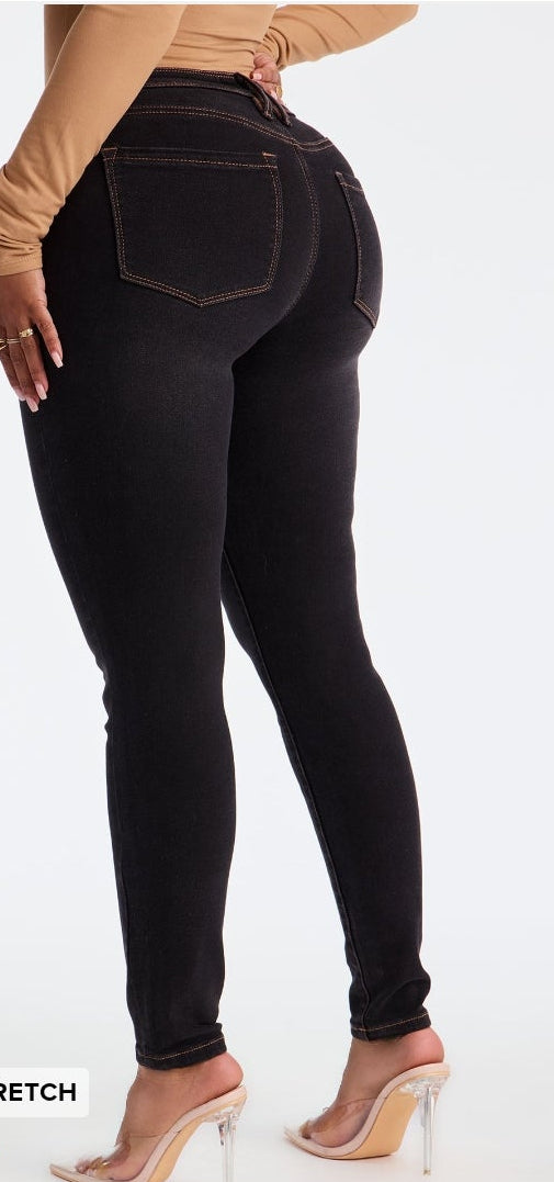 Better myself mid calf Black jeans