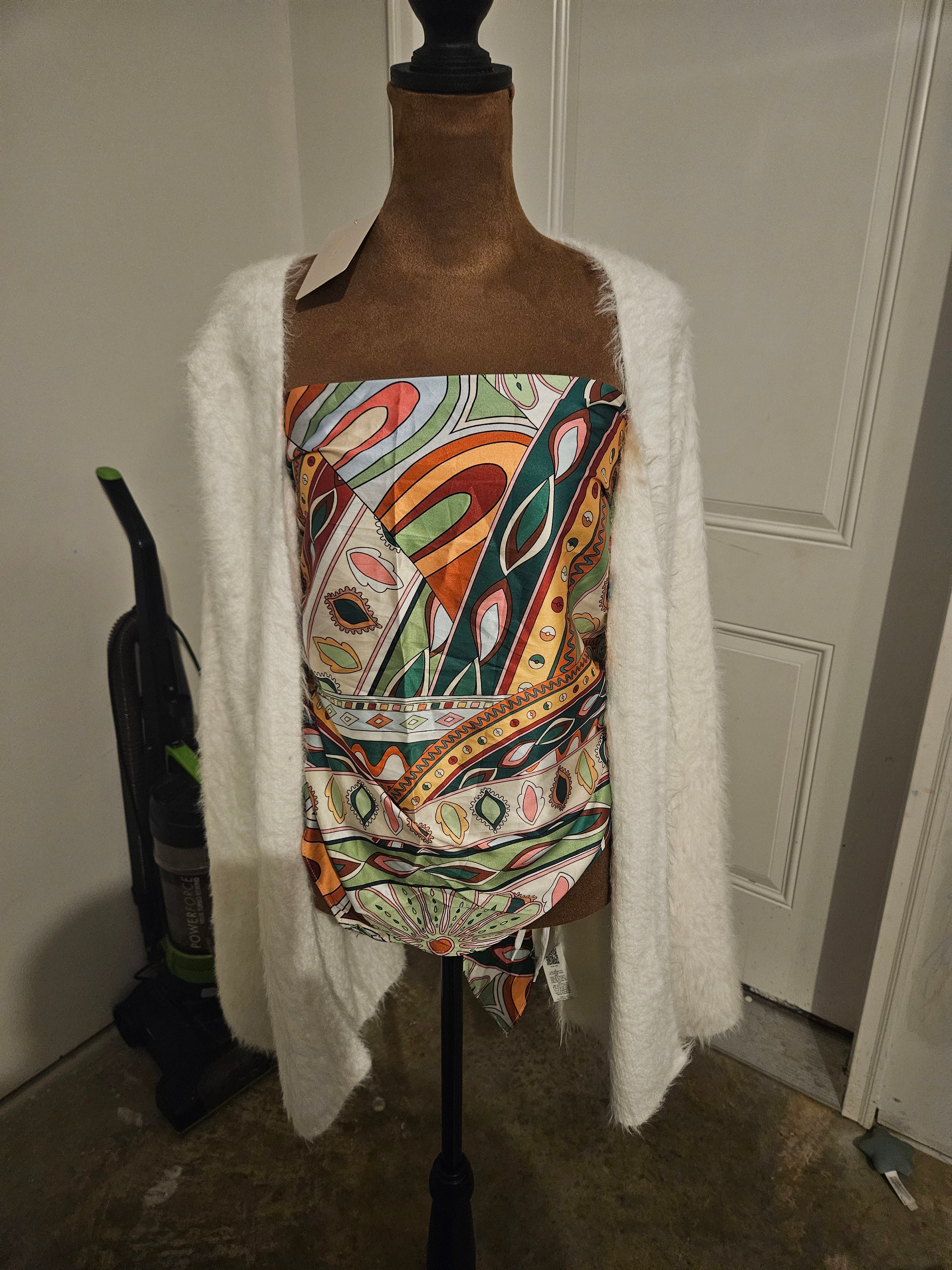 Cloud Nine" Fluffy Knit Cardigan - Cozy White Sweater (MUSERA Brand)