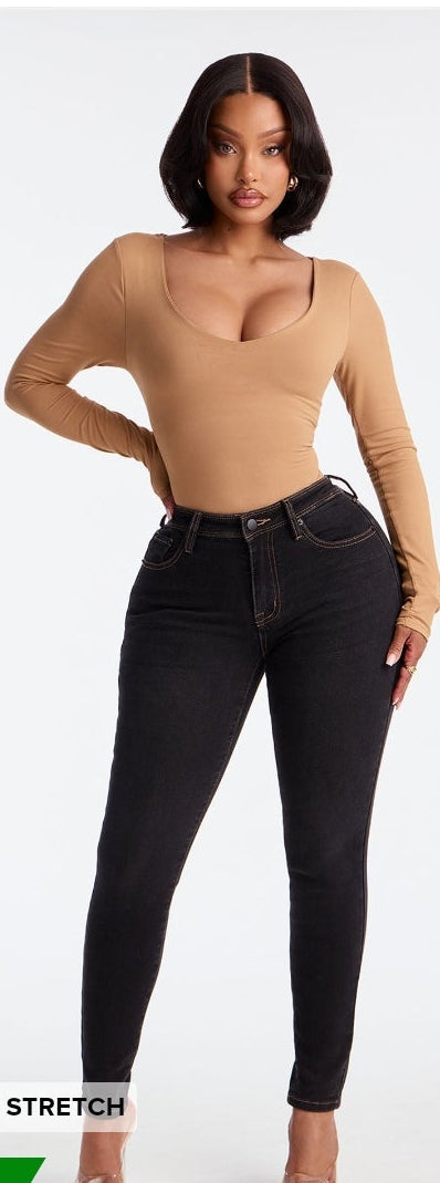 Better myself mid calf Black jeans